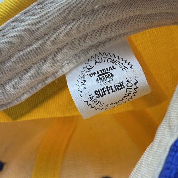 NAPA Ball Hat Cap Auto Racing Lot Of 3 Blue Yellow Adjust Hook Loop Strapback - Picture 8 of 16